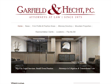 Tablet Screenshot of garfieldhecht.com